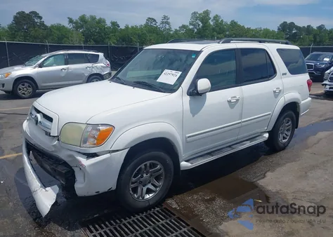 2006 Toyota Sequoia Sr5 V8 from USA, damaged, VIN 5TDBT44A86S271422